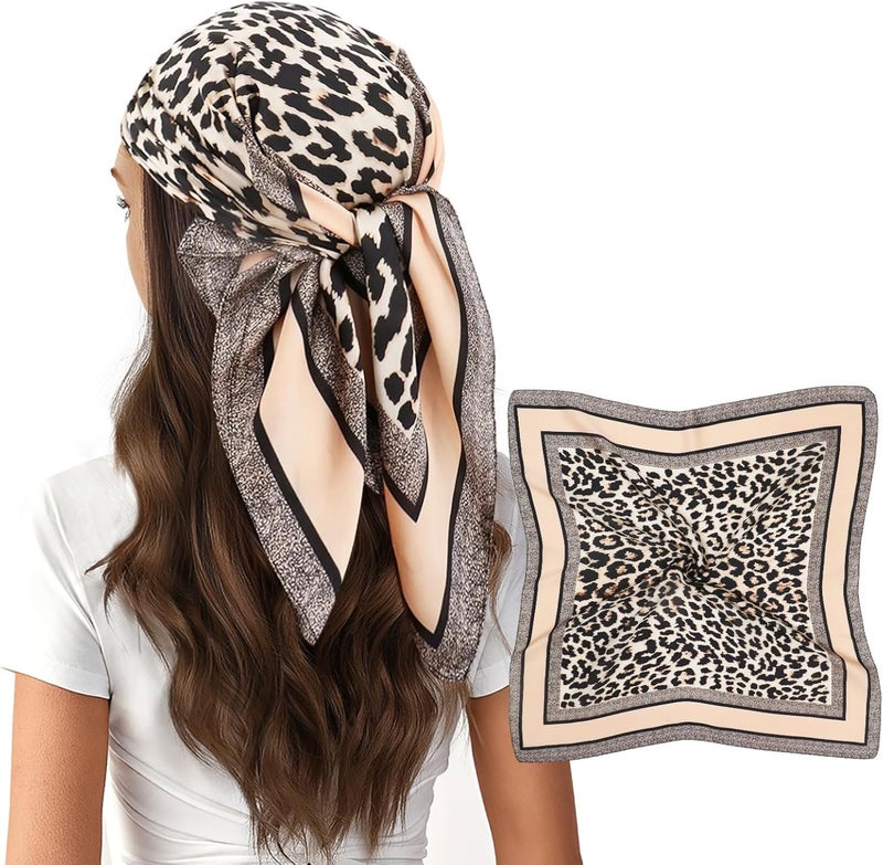 vimate Head Scarf for Women Hair 27'' Square Satin Silk Feeling Bnadana Neck Scarf Handbag Accessories Etc - Image 4